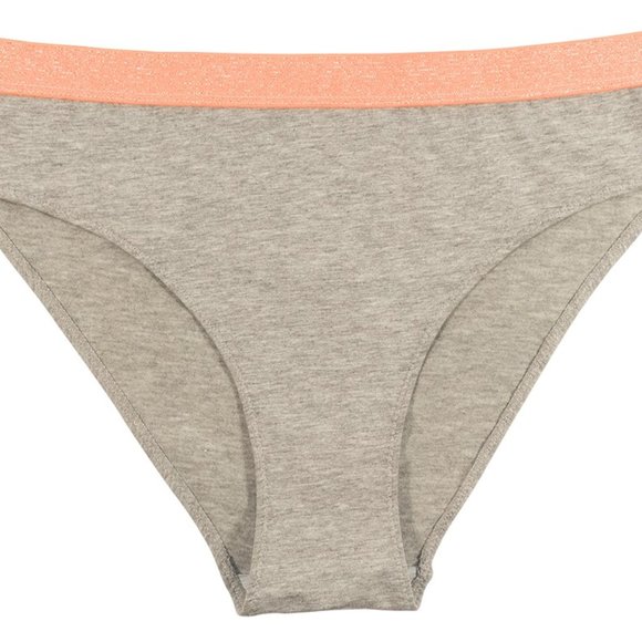 High Waisted Cotton Cheeky with Shimmer Elastic - Picture 1 of 1
